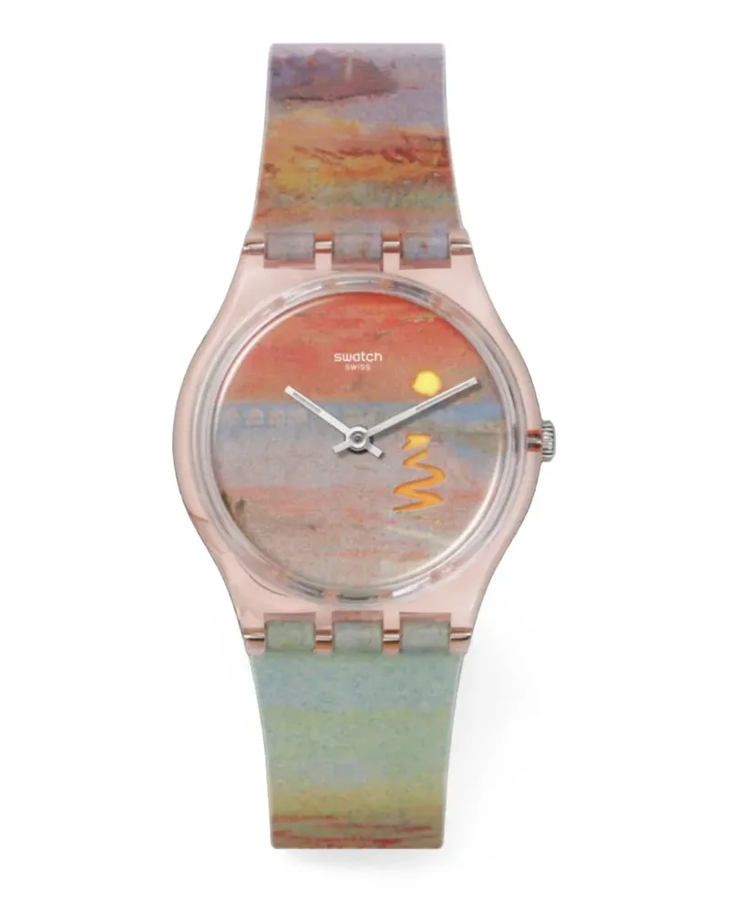 Swatch x Tate Gallery round-face 34mm watch - Rosa Rosa