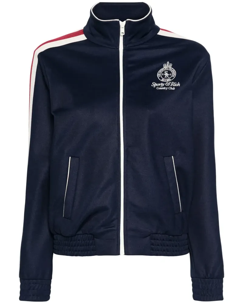 SPORTY & RICH Crown Sportjacke - Blau Blau