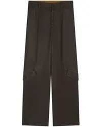 Dries van Noten Hose mit Pattentaschen Braun