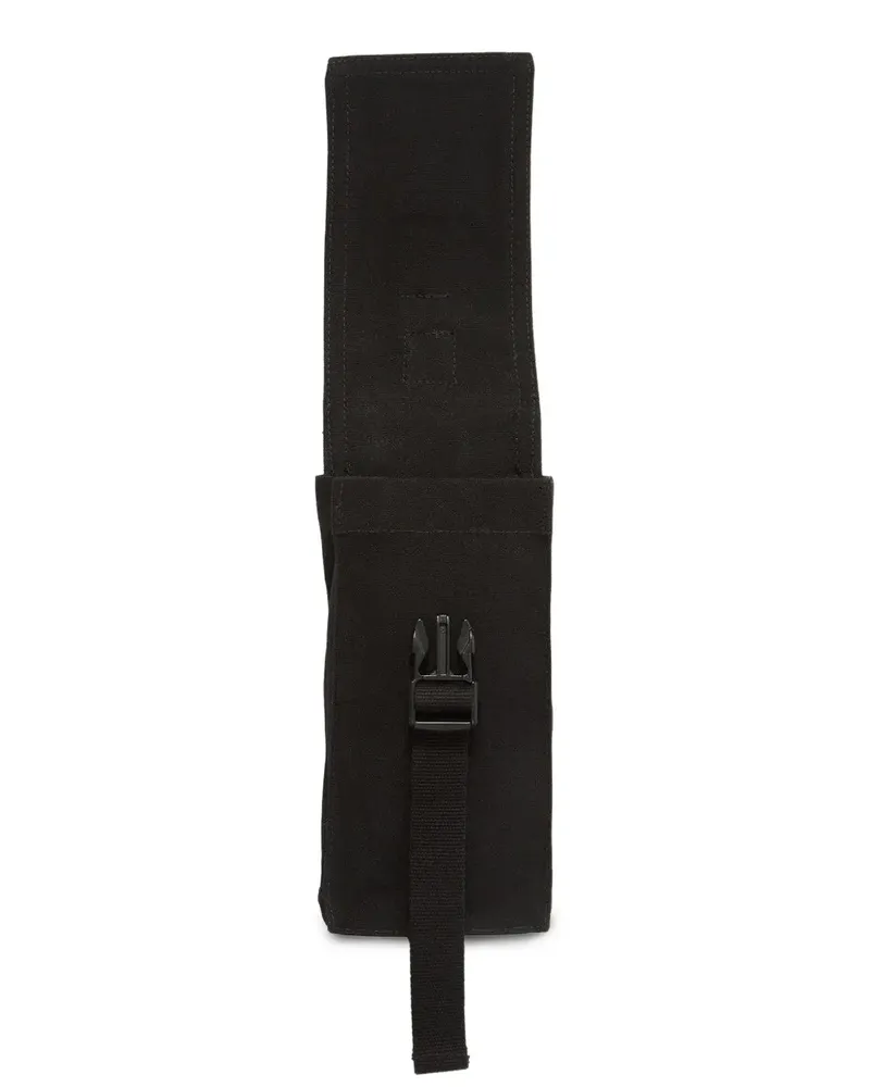 Rick Owens buckle-fastening can pocket - Schwarz Schwarz