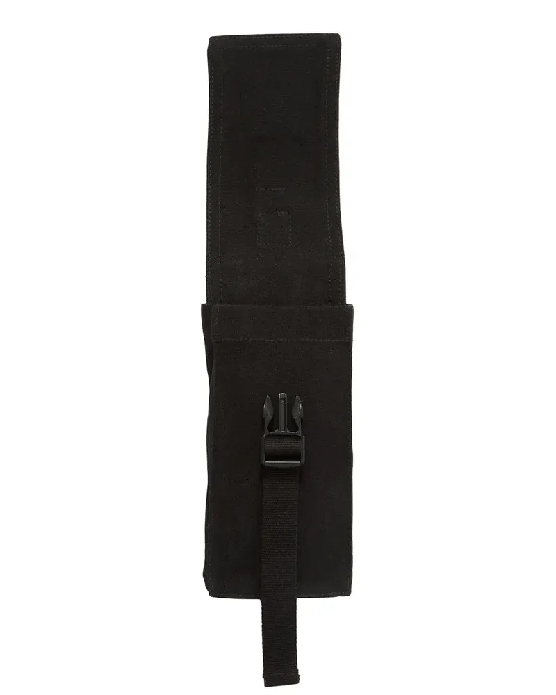 Rick Owens buckle-fastening can pocket - Schwarz Schwarz