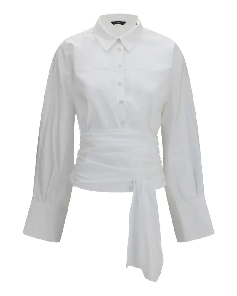 7 for all mankind waist-tie shirt - Weiß Weiß