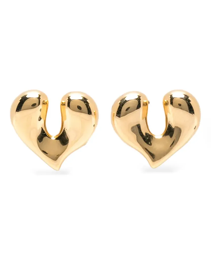 Missoma Molten heart earrings - Gold Gold