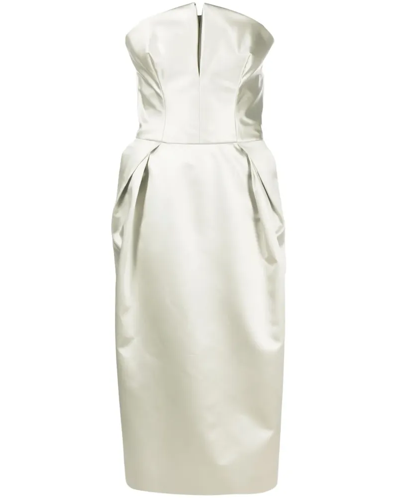 Maison Margiela Schulterfreies Minikleid - Grün Grün