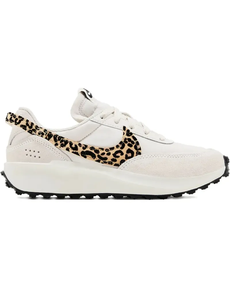 Nike waffle debut animal-print sneakers - Nude Nude