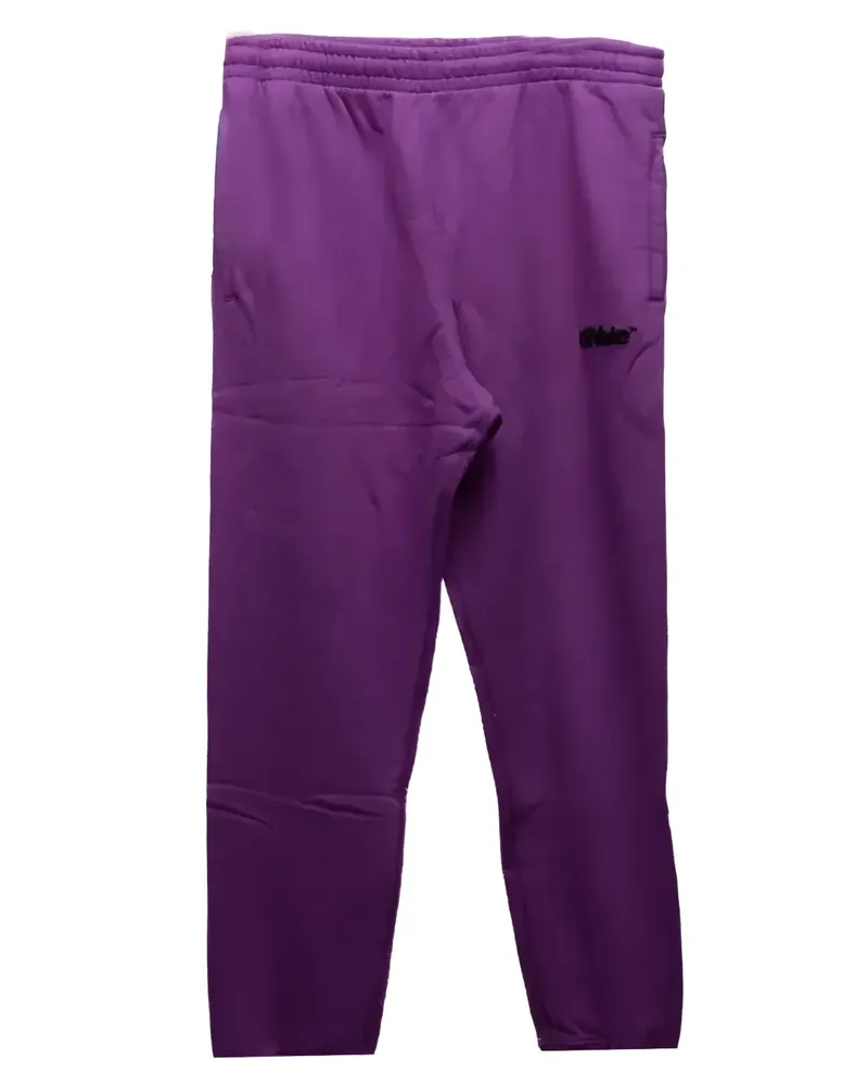 OFF-WHITE logo trousers - Violett Violett
