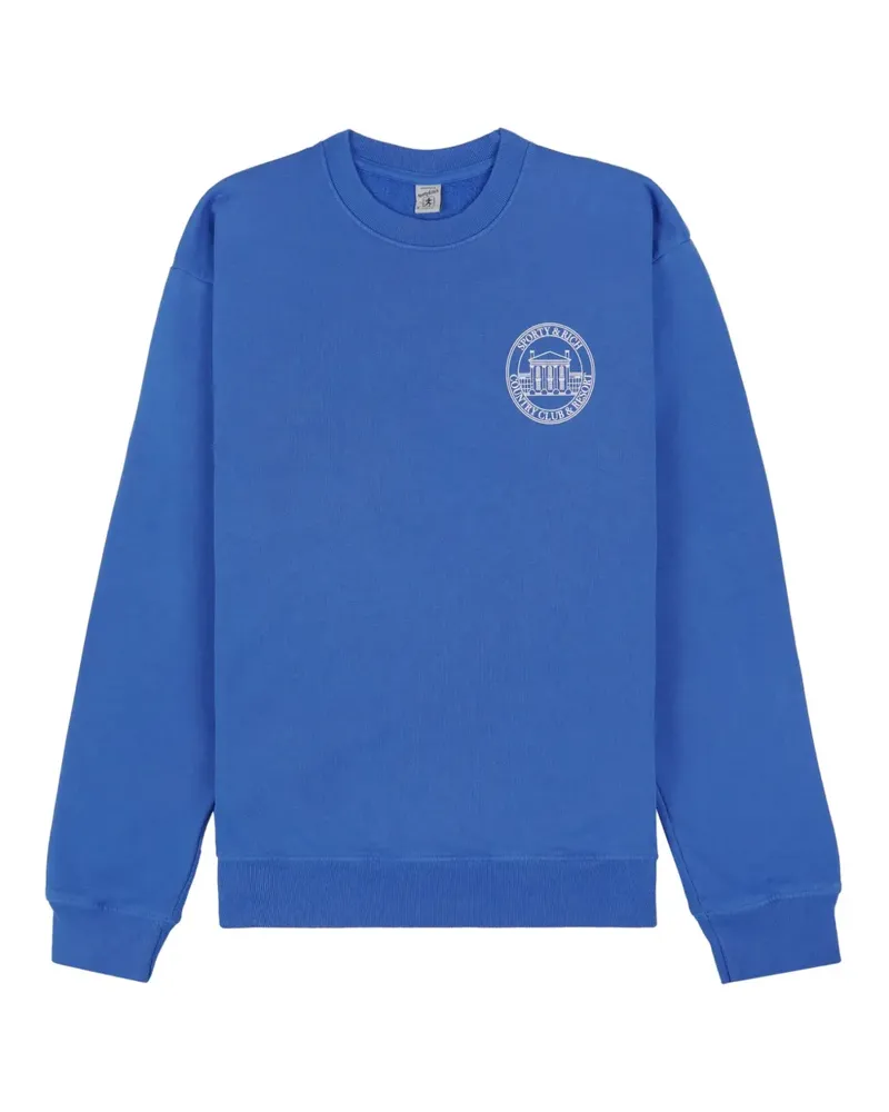 SPORTY & RICH Vendome Resort Sweatshirt - Blau Blau