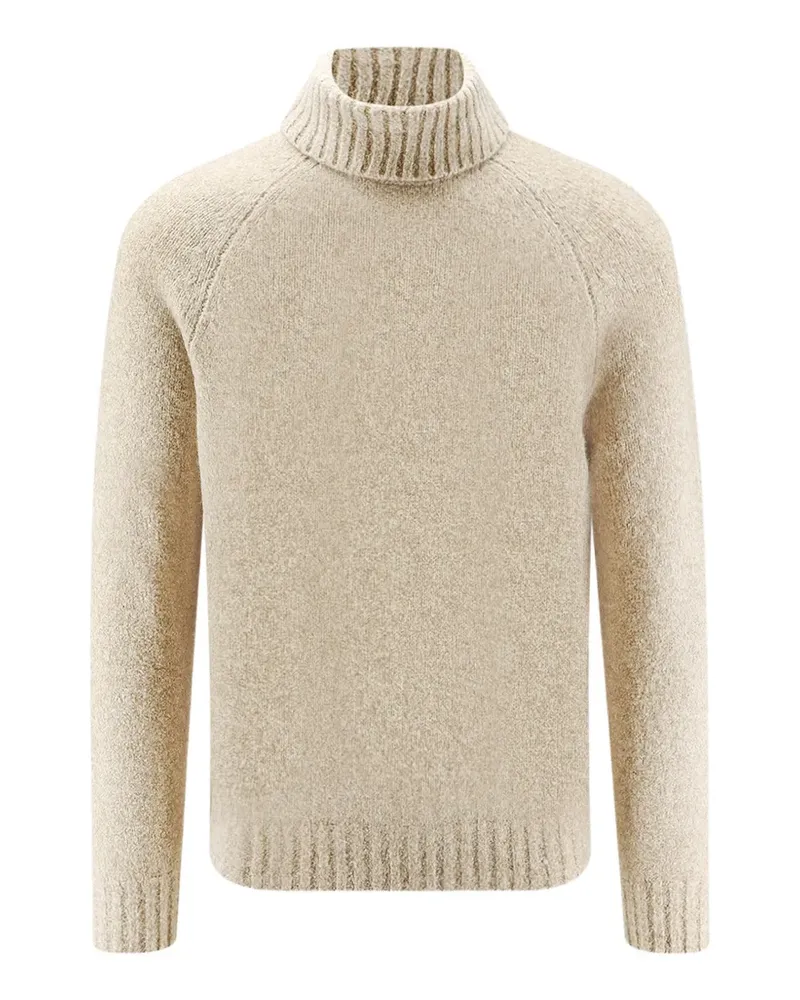 Brunello Cucinelli raglan-sleeve roll-neck sweater - Nude Nude
