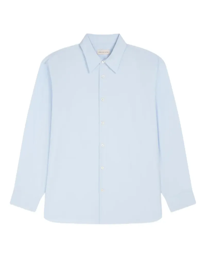 Dries van Noten Hemd mit lockerem Schnitt - Blau Blau