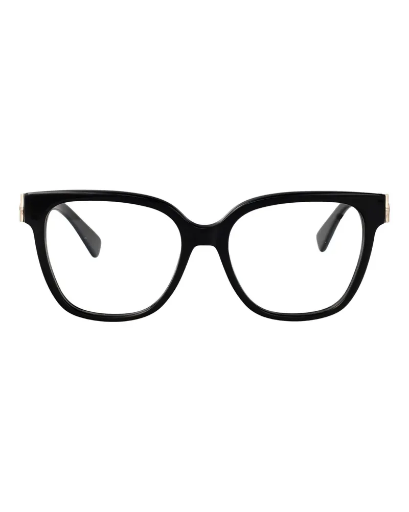 Longchamp Brille mit eckigem Gestell - Schwarz Schwarz