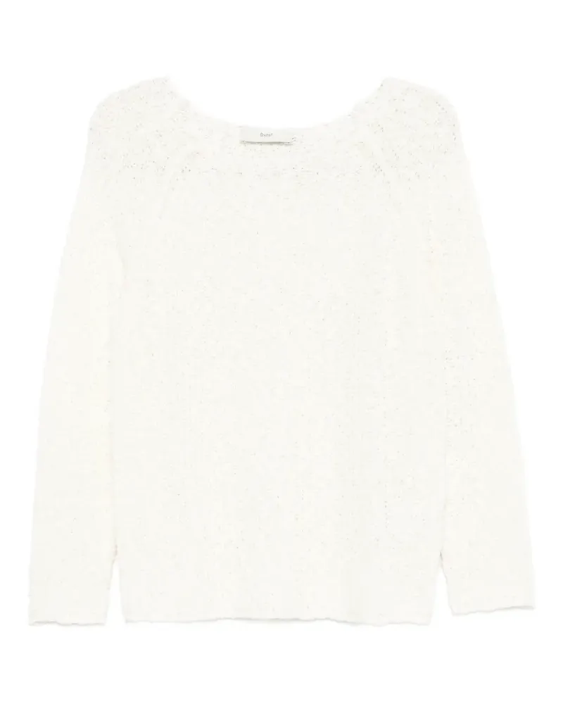 Dunst open-knit sweater - Nude Nude