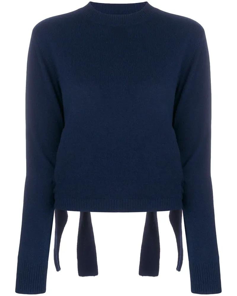 Cashmere In Love Stella' Cropped-Pullover - Blau Blau