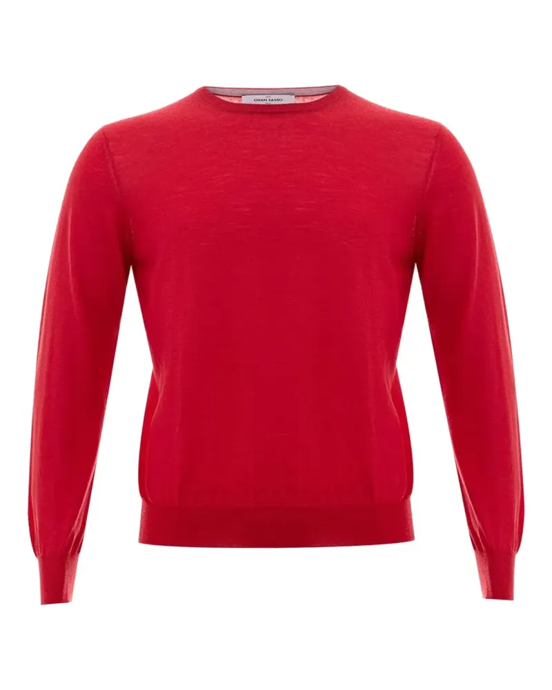 Gran Sasso Pullover mit rundem Ausschnitt - Rot Rot