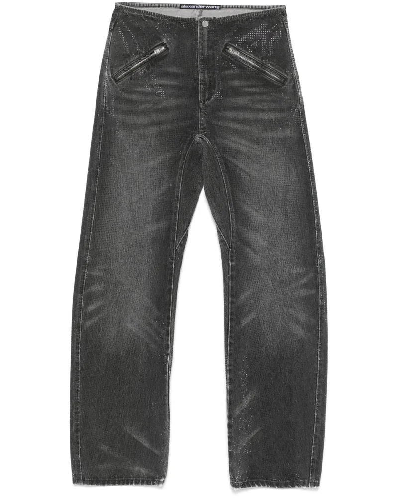 Alexander Wang Moto Jeans - Grau Grau