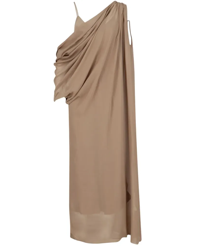 KHAITE Taj Midikleid - Nude Nude