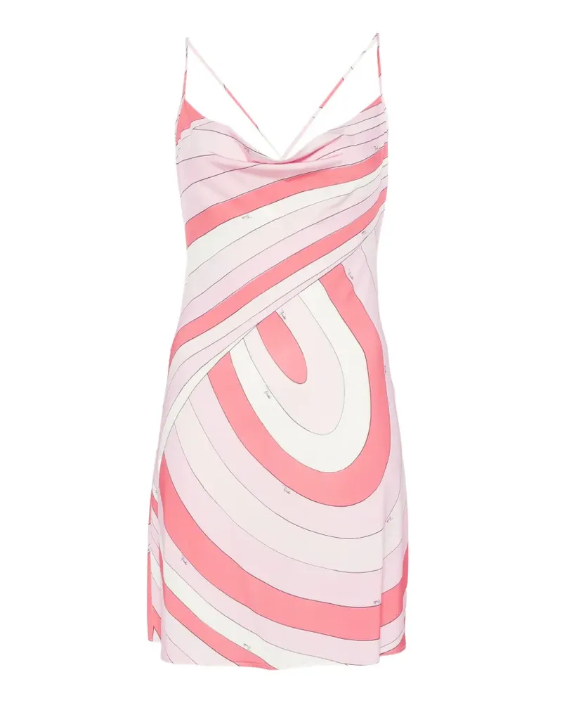 Emilio Pucci Midikleid mit drapiertem Ausschnitt - Rosa Rosa