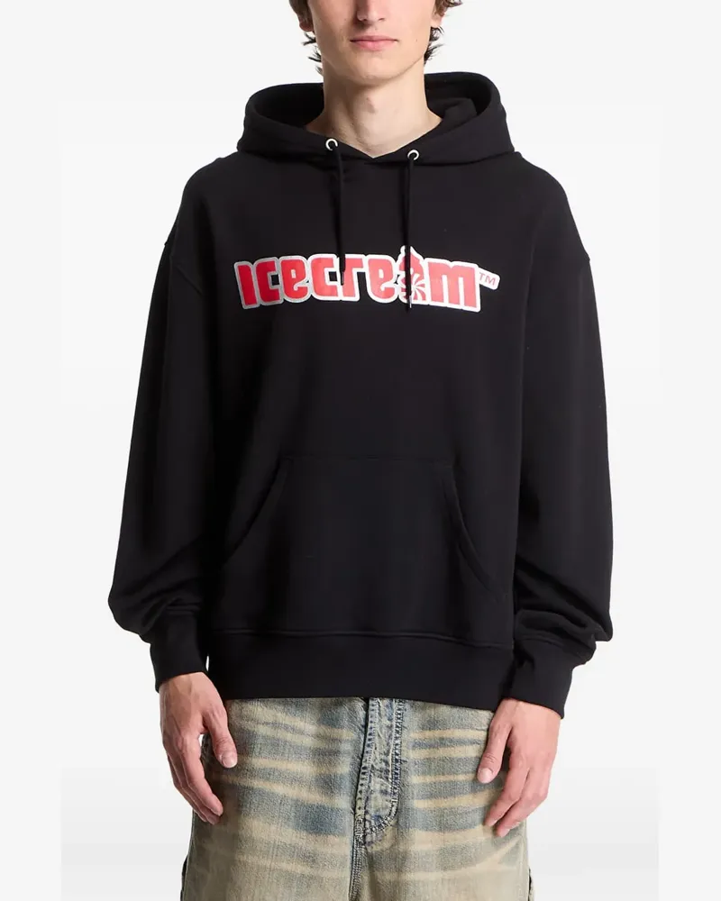 Billionaire Boys Club Soft Serve Popover logo-print hoodie - Schwarz Schwarz