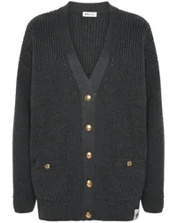 Bally Cardigan mit geprägten Knöpfen Grau