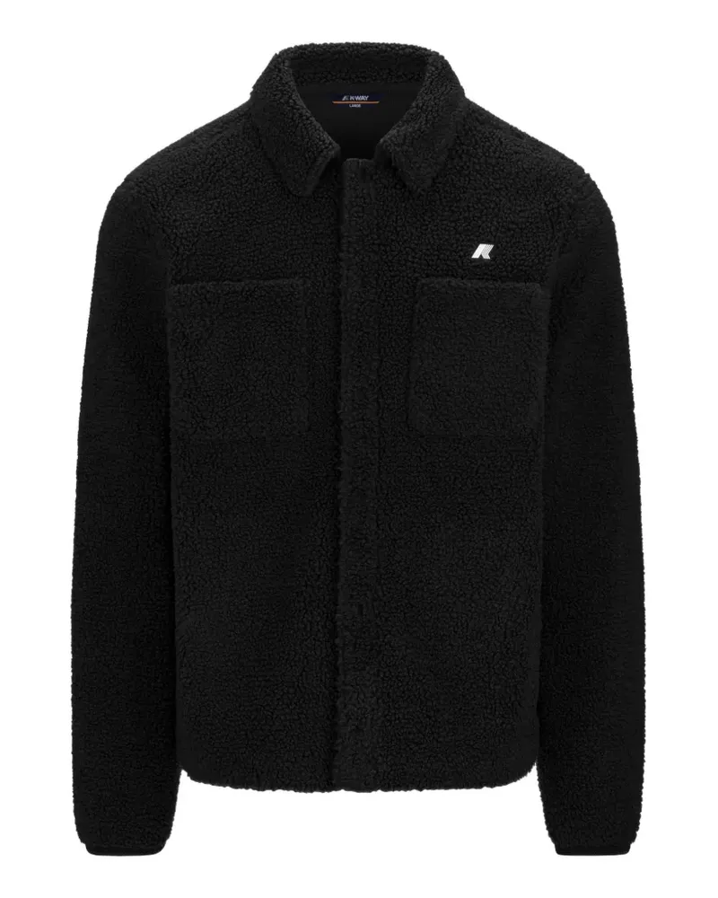K-Way Cameron Hemd aus Sherpa-Fleece - Schwarz Schwarz