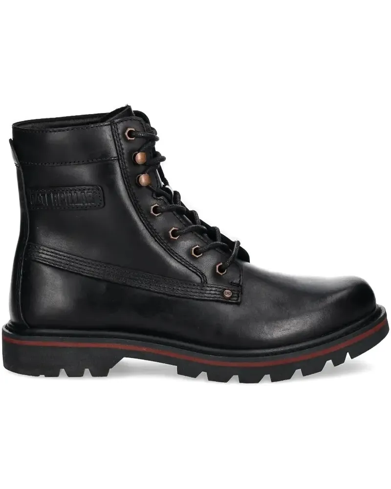 Caterpillar Footwear Schnürstiefel aus Leder - Schwarz Schwarz