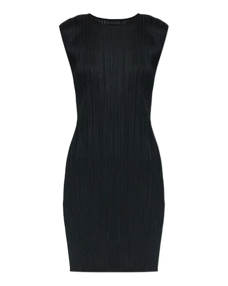 Issey Miyake Ärmelloses Minikleid - Schwarz Schwarz
