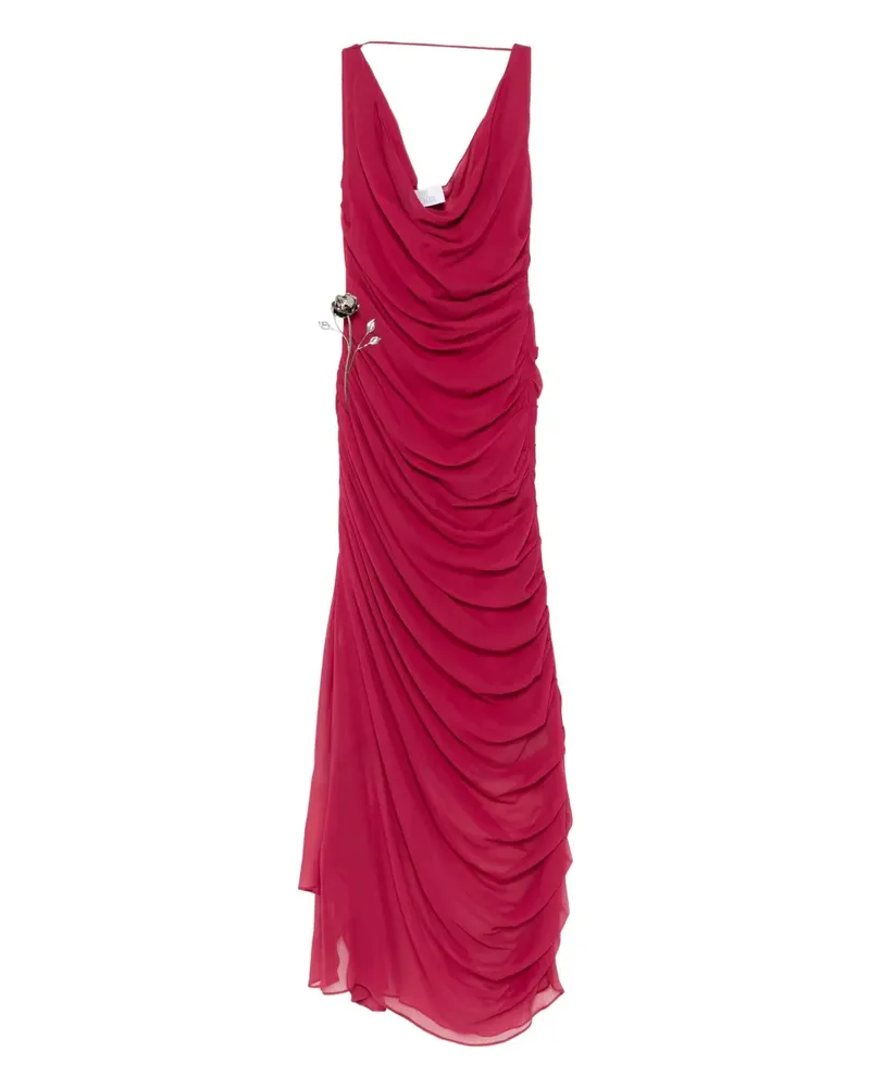 Giuseppe di Morabito Kleid mit Blumenmuster - Rot Rot
