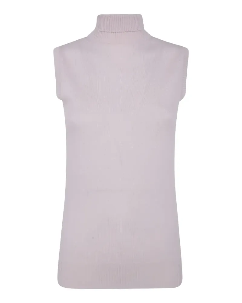 SPORTMAX Ärmelloser Rollkragenpullover - Rosa Rosa