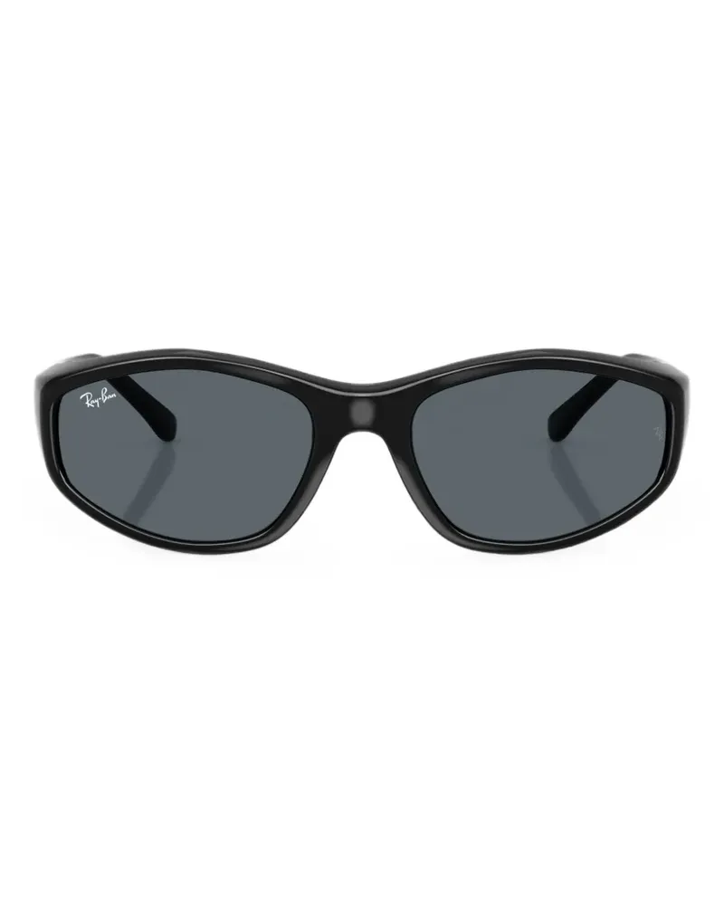 Ray Ban Sonnenbrille mit Logo - Schwarz Schwarz
