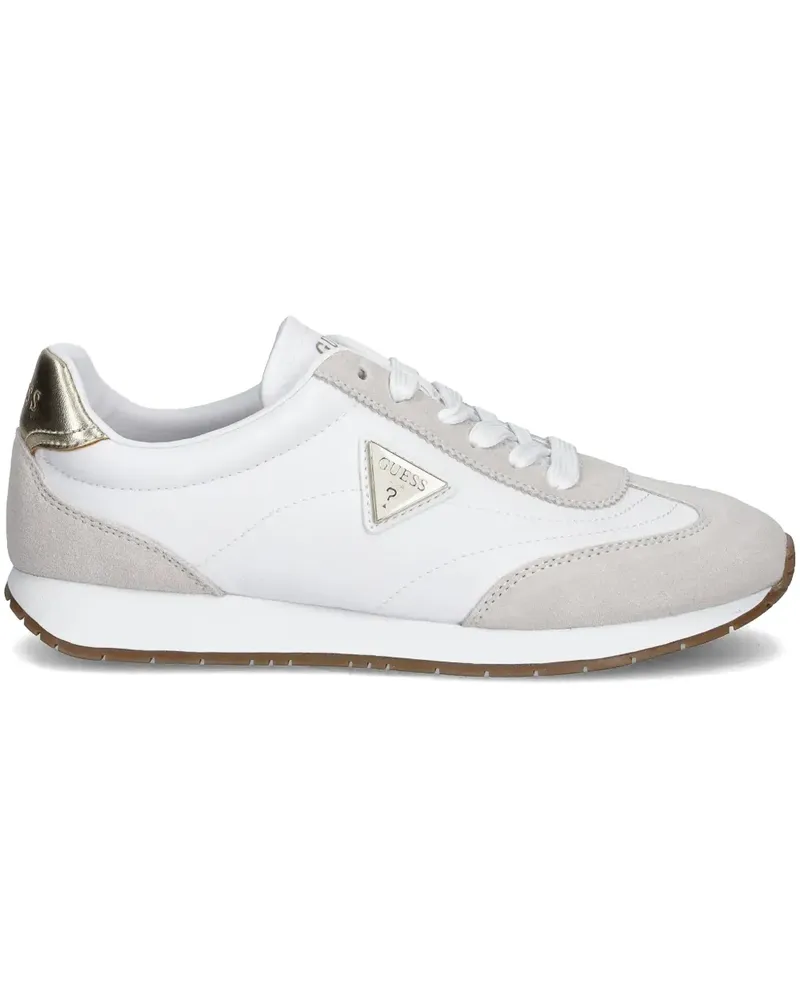 Guess Sneakers mit Logo-Schild - Weiß Weiß