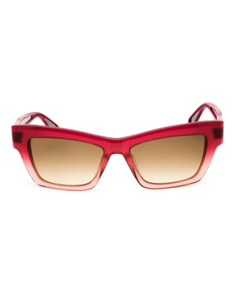Furla Sonnenbrille mit eckigem Gestell - Rot Rot