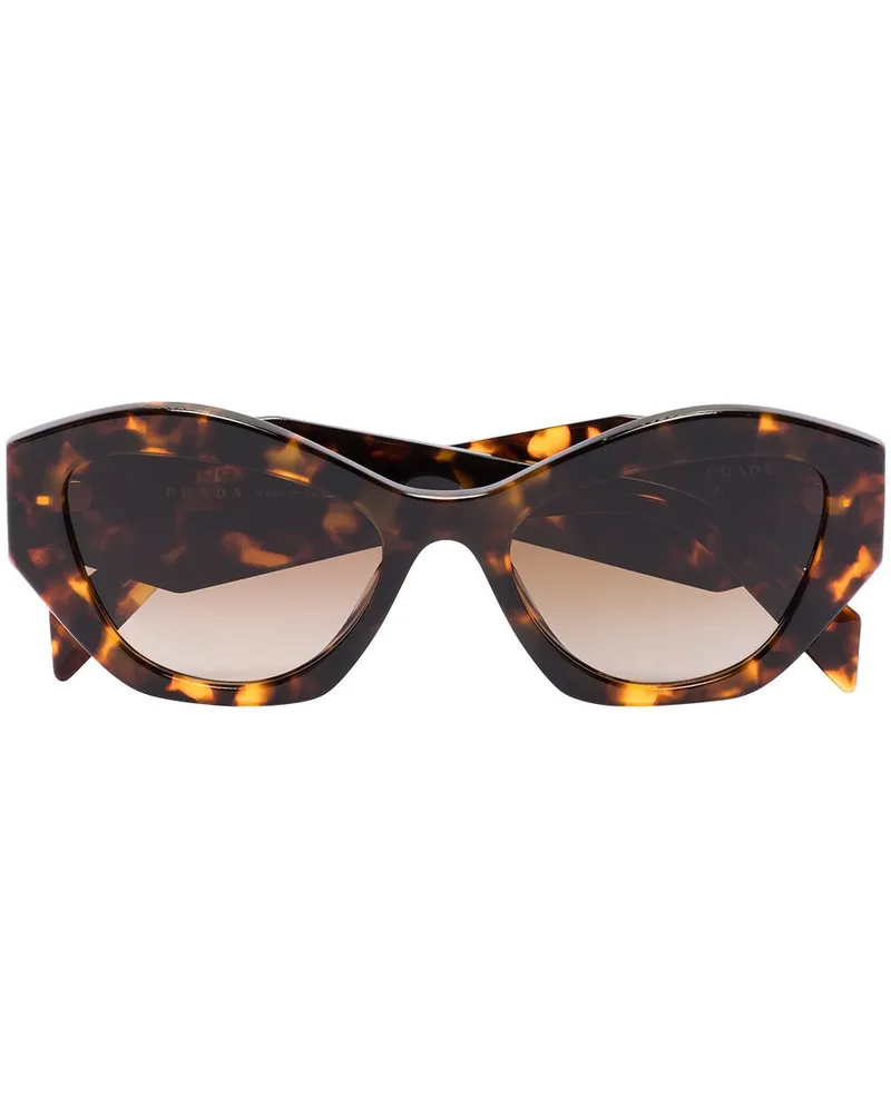 Prada Cat-Eye-Sonnenbrille in Schildpattoptik - Braun Braun