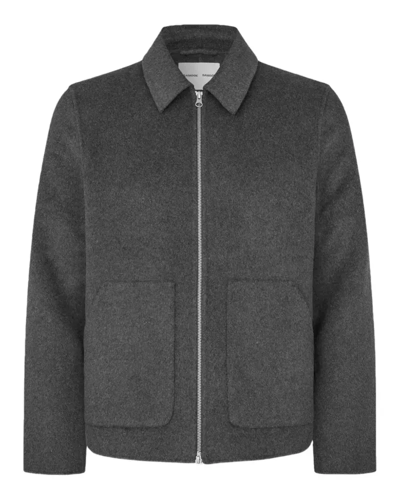 Samsøe & Samsøe Sapaulo zip-up jacket - Grau Grau