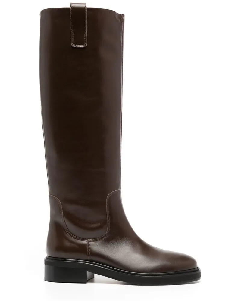 aeyde Kniehohe Stiefel 45mm - Braun Braun