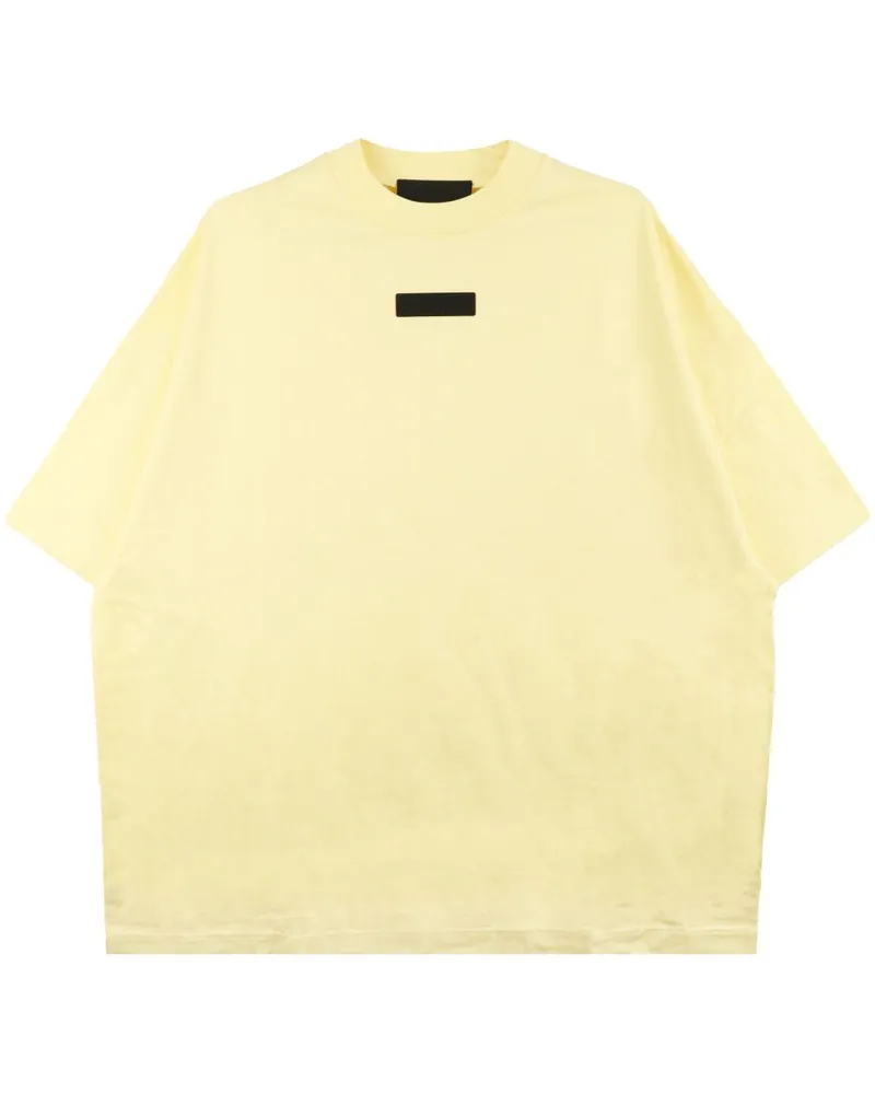 Fear of God T-Shirt mit Logo-Applikation - Gelb Gelb