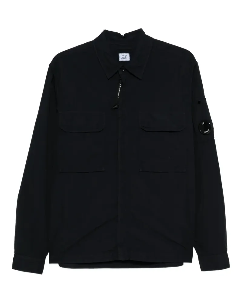 C.P. Company Jacke mit aufgesetzten Taschen - Blau Blau