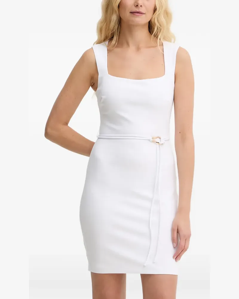 Guess belted mini dress - Weiß Weiß