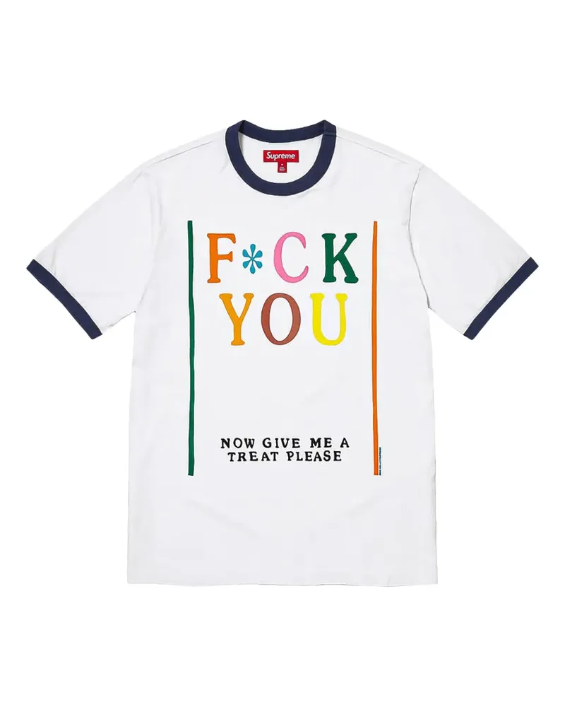Supreme Being x Mike Kelley graphic-print T-shirt - Weiß Weiß
