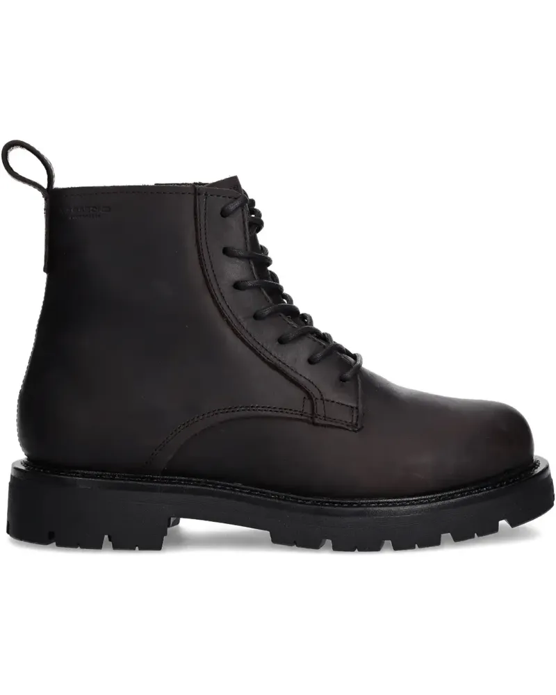 Vagabond Schnürstiefel mit dicker Sohle - Braun Braun