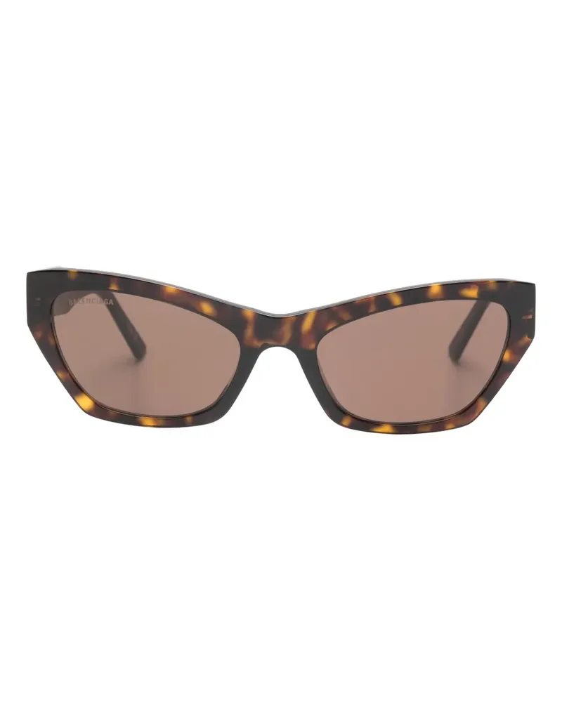 Balenciaga Klassische Cat-Eye-Sonnenbrille - Braun Braun