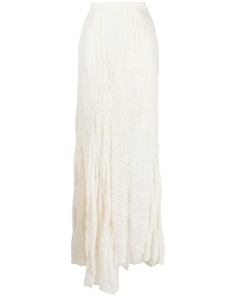 ANOUKI Asymmetrischer High-Waist-Rock - Nude Nude