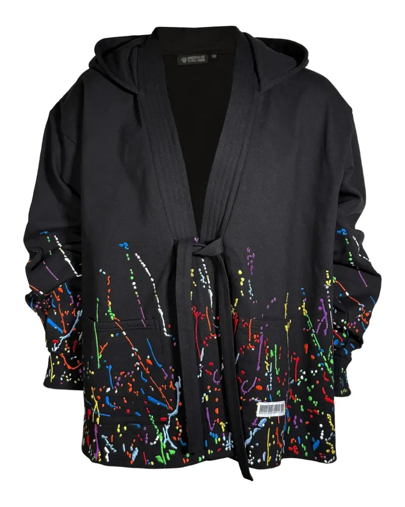 Mostly Heard Rarely Seen Hoodie mit Stickerei - Schwarz Schwarz