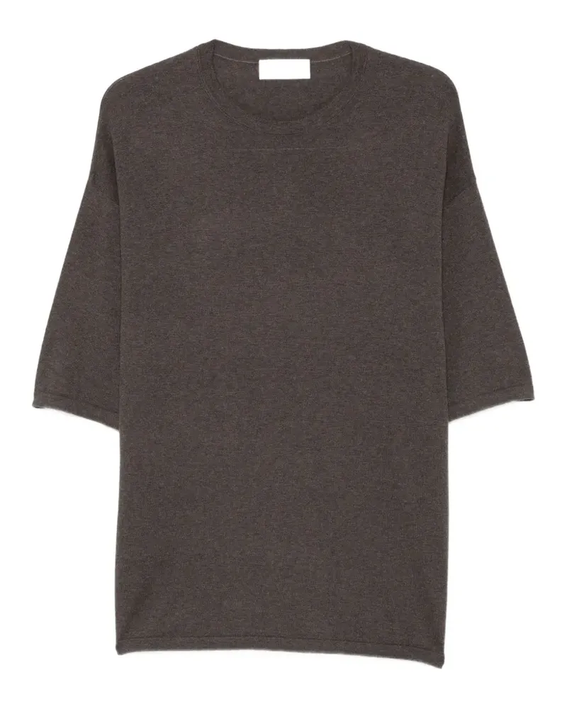 Lisa Yang short-sleeve cashmere T-shirt - Braun Braun
