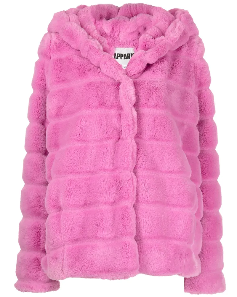 APPARIS Texturierter Mantel - Rosa Rosa
