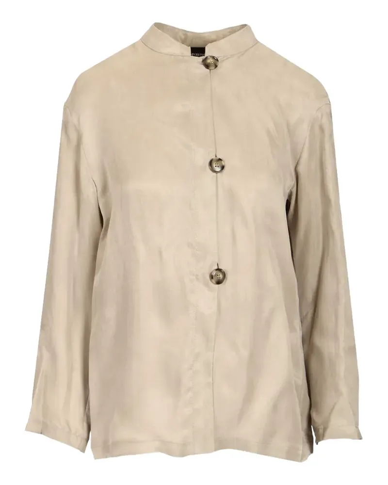 Emporio Armani buttoned long-sleeve shirt - Nude Nude