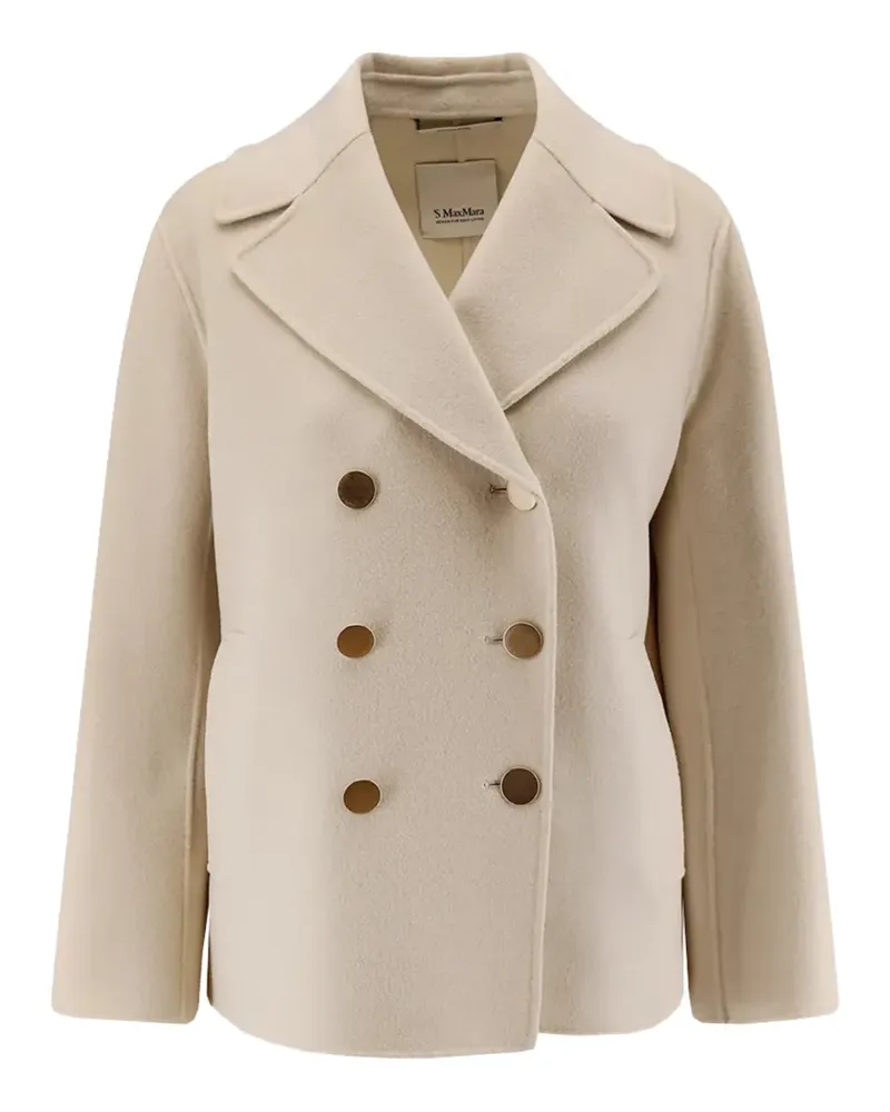 Max Mara Jacke mit Knopfleiste - Nude Nude