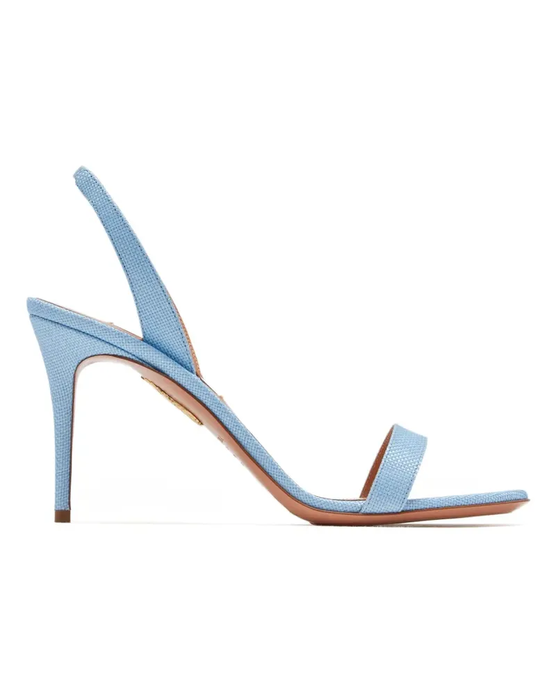 Aquazzura So Nude slingback sandals - Blau Blau