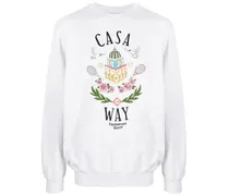 Sweatshirt mit "Casa Way"-Stickerei