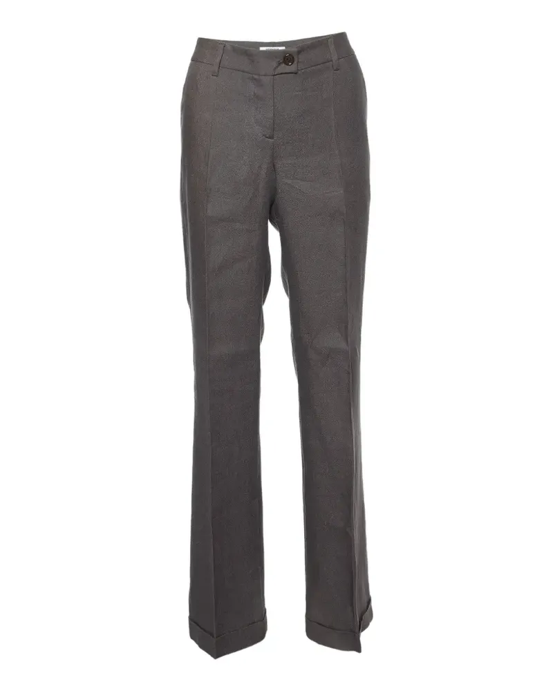 Moschino Ausgestellte Cheap and Chic Leinenhose - Grau Grau