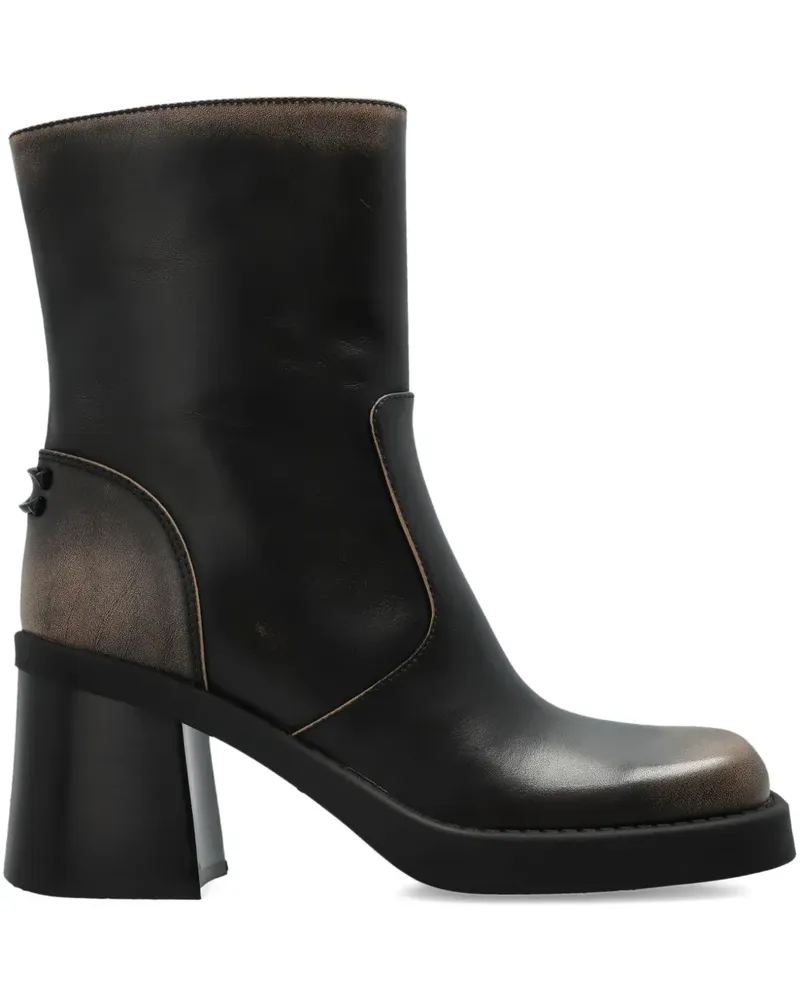 Coach Stiefeletten mit Blockabsatz - Schwarz Schwarz