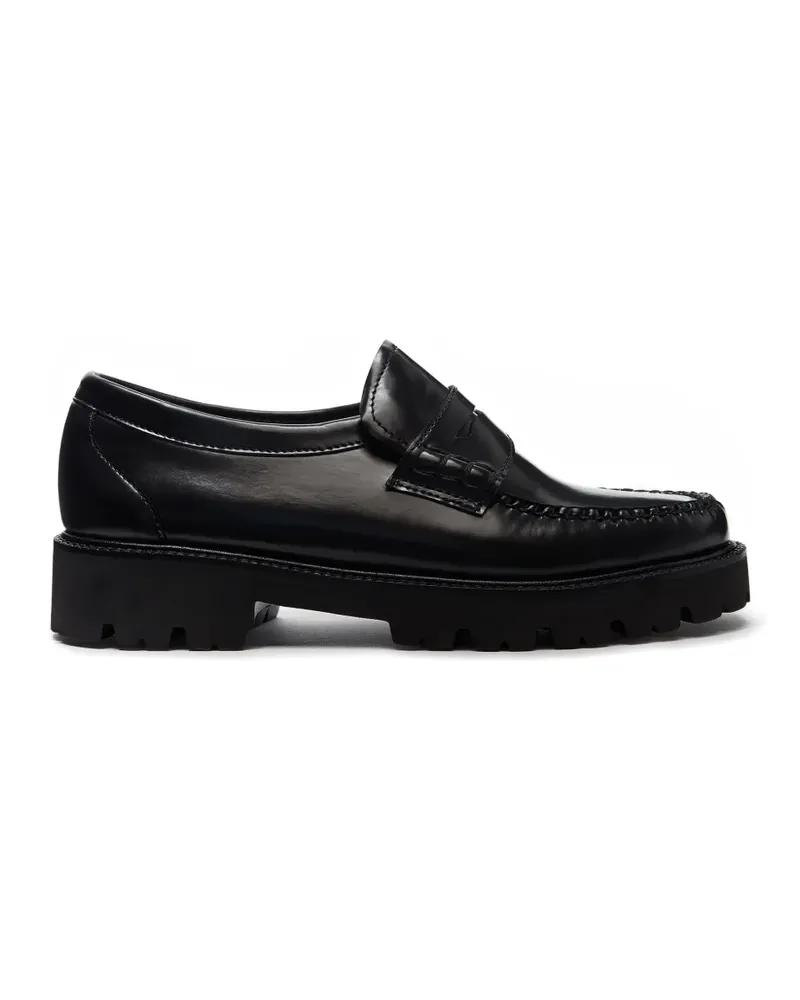 G.H. Bass & Co. Weejuns Grace Super Loafer mit Profilsohle - Schwarz Schwarz